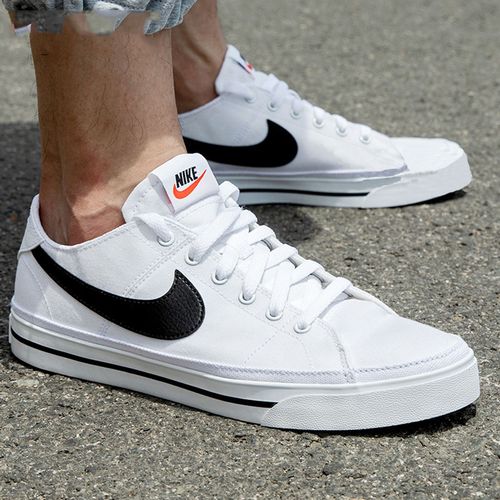 nike耐克帆布鞋男鞋2021新款运动小白鞋低帮休闲鞋cw6539-101