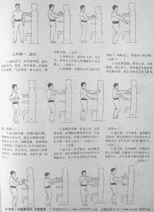 咏春拳之木人桩法