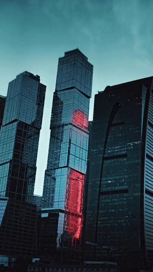 城市里的高层建筑标志性大厦手机壁纸大厦城市