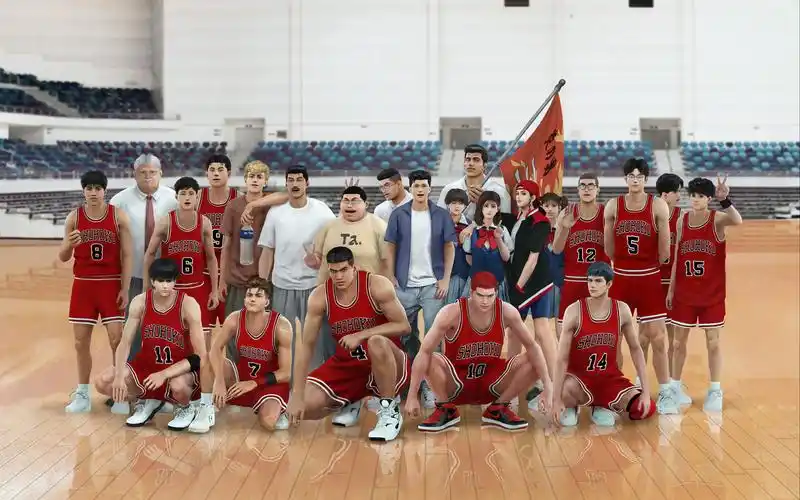 灌篮高手被老照片感动需要多久嗯一首歌的时间足够了2k面补制作场景