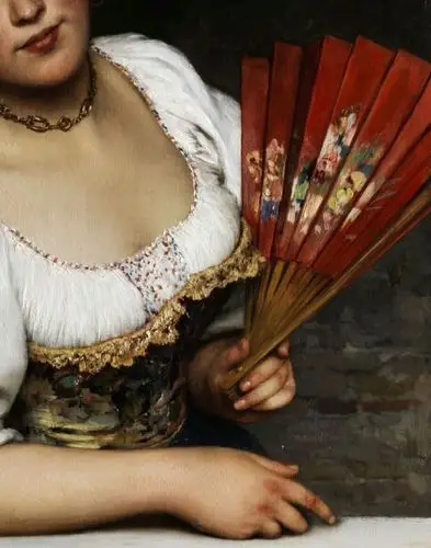 艺术欣赏 西方油画中的扇子