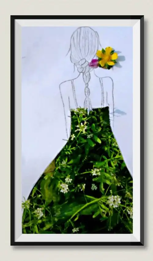 菊潭学校中学部美术活动—创意镂空画摄影