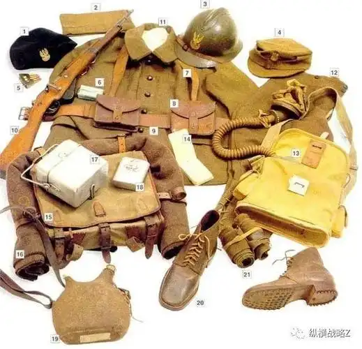 二战各国单兵装备(军服)清单,德军队的最精致,也最复杂