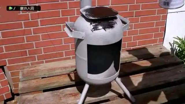 一个煤气罐居然还能改成火炉!过程看的很胆颤