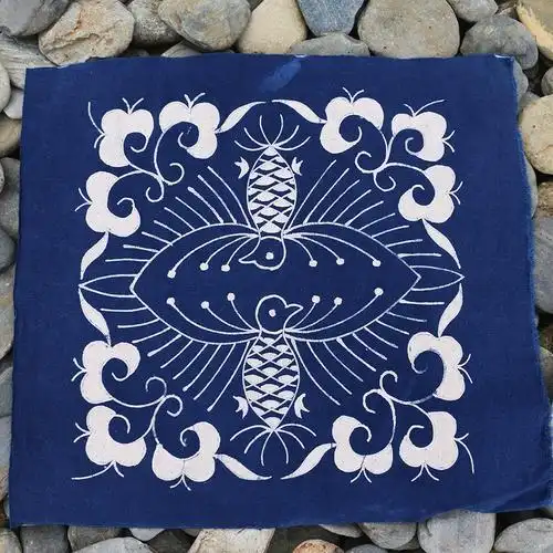 倚山苗族布包服装方巾蜡染民族风山人布苗族手工苗族蜡染