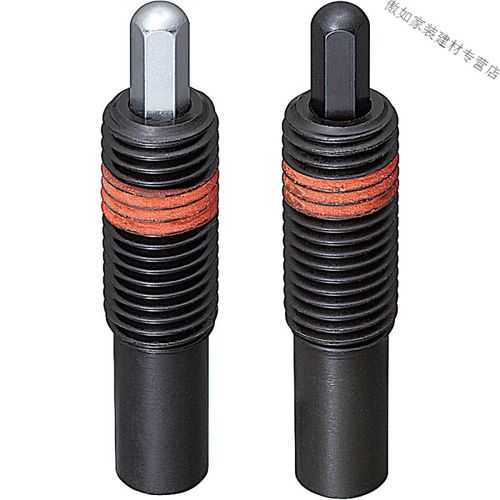 六角型弹簧柱塞pjhr pjlr前端六角柱塞 顶料销 弹簧柱塞五金 pjhr10-5