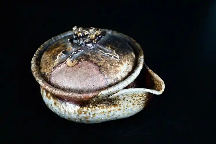 日本备前烧宝瓶入江光人司万两摘已结缘