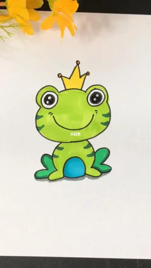 可爱的小青蛙简笔画