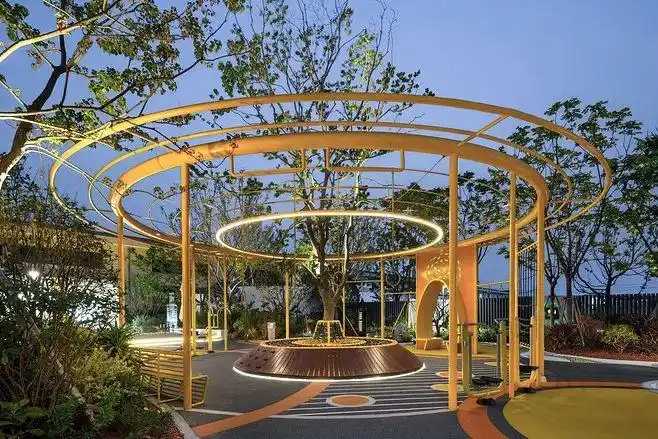 景观构筑物的细部设计七分颜值在柱子二