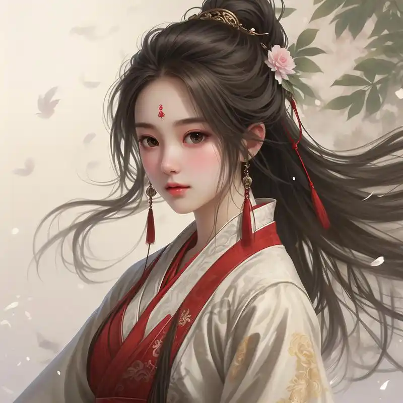 95古风清新卡通女生头像94