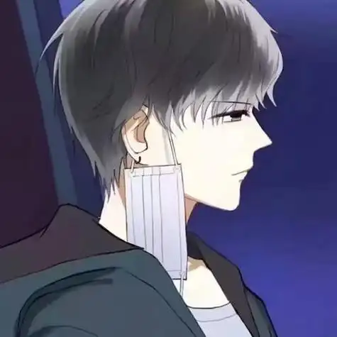 帅哥侧脸迷人男生动漫头像图片