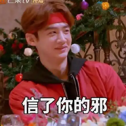 信了你的邪(白敬亭表情包)_敬亭表情