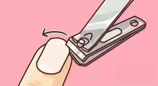 剪指甲卡通简笔画