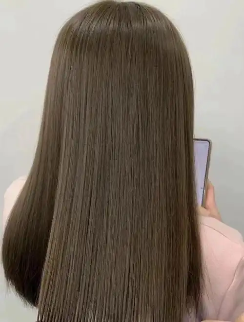 超显白发色冷棕色