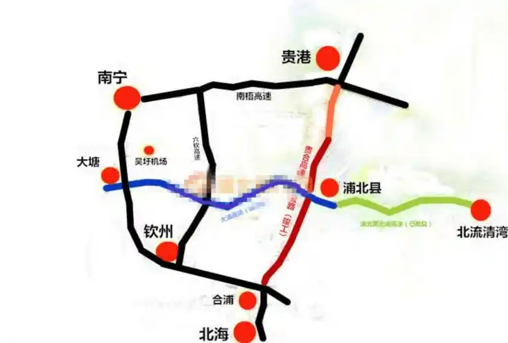 这三条高速公路对于一直以来受交通瓶颈制约着发展的浦北县来说无疑又