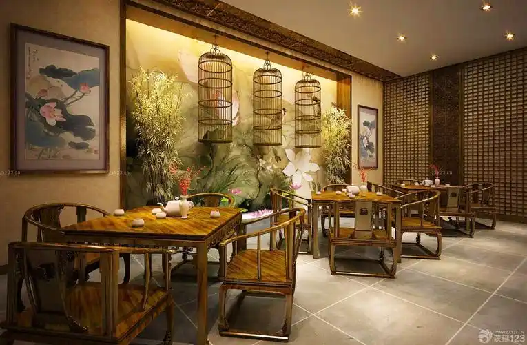 小型茶楼装修效果图