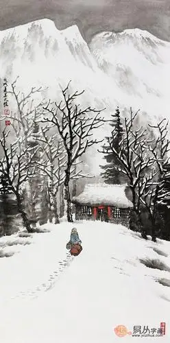 当代实力派山水画家吴大恺,纯净自然,经典雪景国画