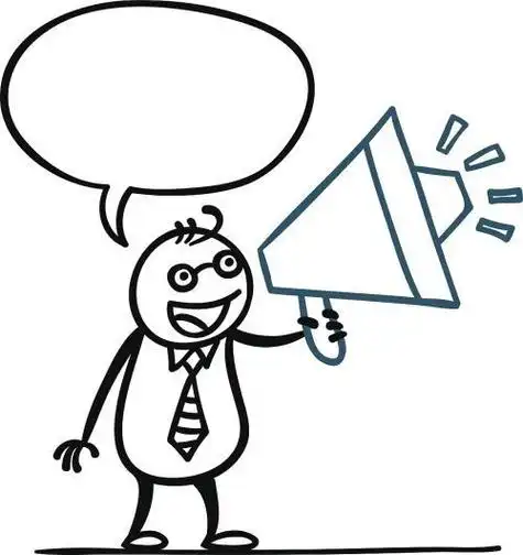 小朋友站着说话简笔画