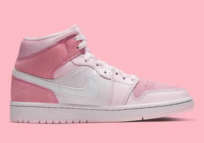 最适合女生樱花粉air jordan/aj 1 mid_airjordan_空中飞人怎么样