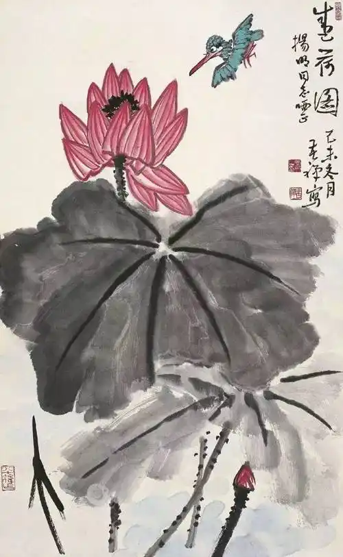 李苦禅将西方雕刻,绘画方法,精神融入国画教学,率先将京戏作为"传统