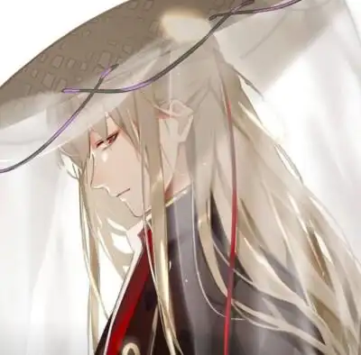 古风男头动漫白发