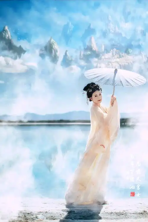 昆仑天宫女,飞舞下瑶池