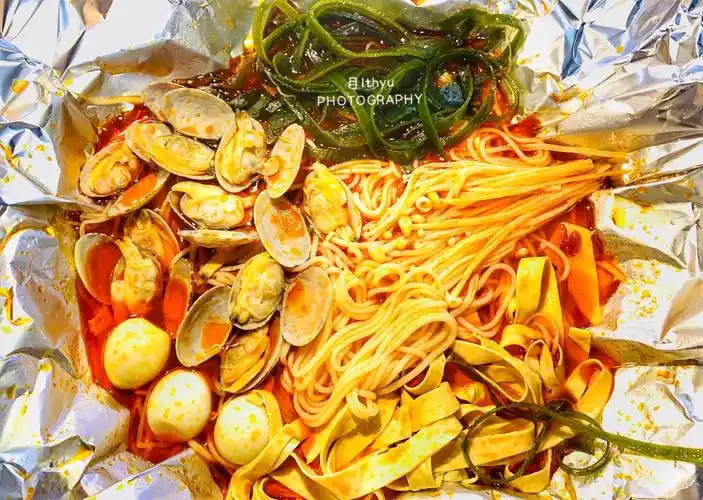 原创重庆偶遇俏渝味,锡纸花甲真的是太鲜美了