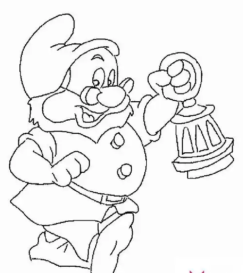 格林童话《白雪公主和七个小矮人》中善良的七个小矮人给很多小朋友留