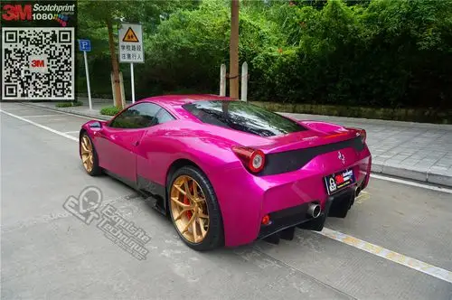 性感尤物---法拉利458 speciale【极光粉紫】