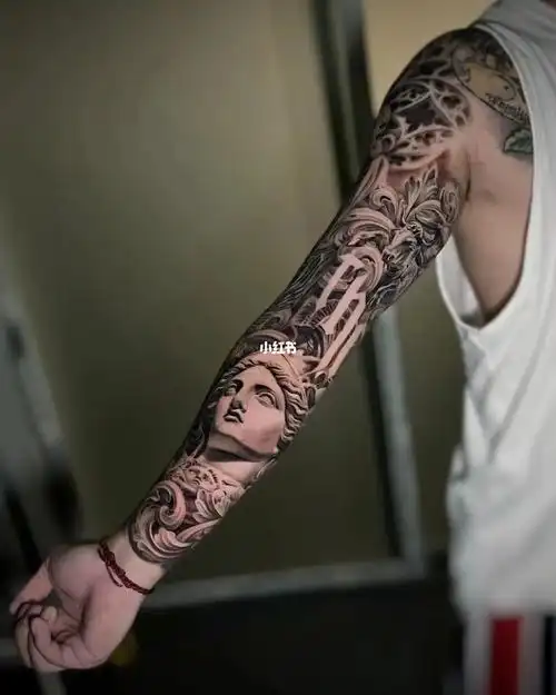 帅到爆炸的花臂欧美风格成品真的太顶了