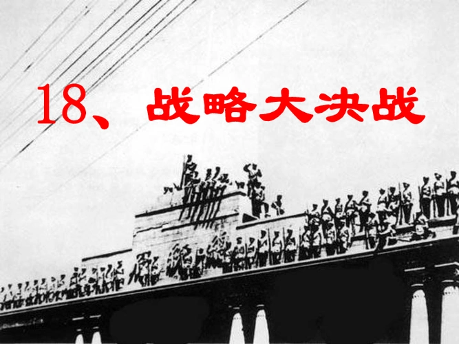 20162017学年人教版八年级上学期历史课件第18课战略大决战