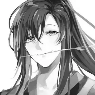 古风头像仙气男黑白高清好看_男生动漫头像_头像屋