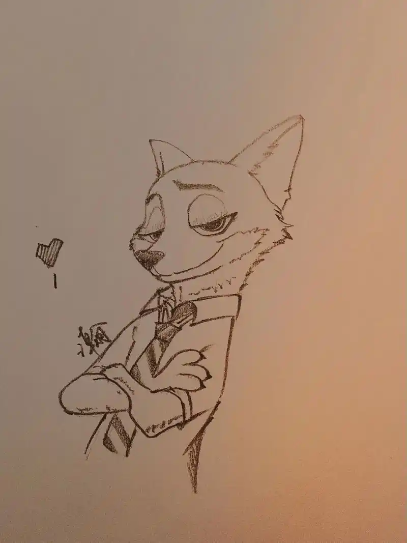 "为什么,伤了你的小心脏"#疯狂动物城 #手绘  - 抖音