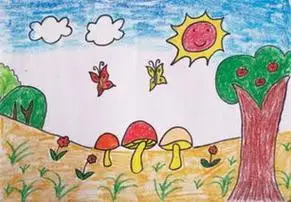 幼儿亲亲大自然简笔画