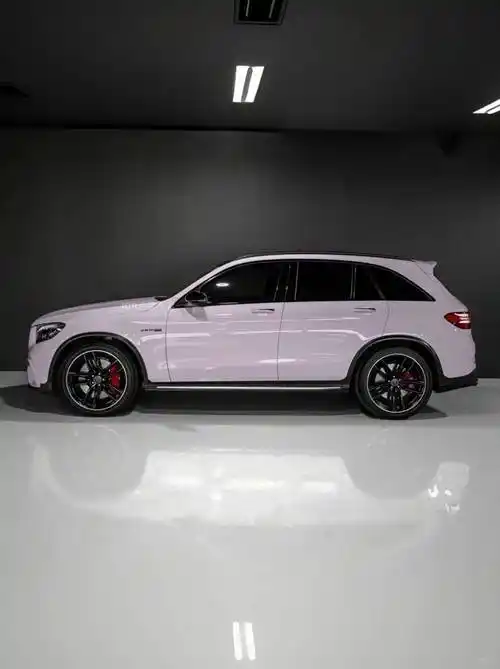 奔驰glc-icr改色膜迷雾灰紫,suv也可以敲优雅气质的~_搜狐汽车_搜狐网