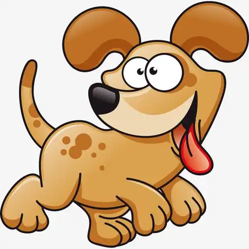 哈巴狗卡通造型