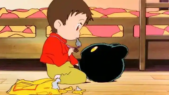 虽然在面对未知的数码兽的攻击时会害怕,但他还是勇