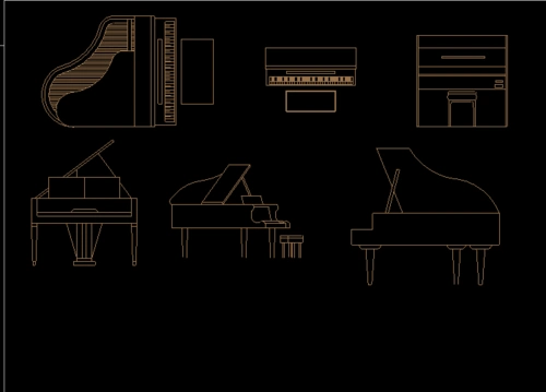 cad平面立面图块图库大全