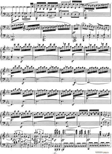 贝多芬钢琴奏鸣曲04大调奏鸣曲降e大调op7eflatmajor