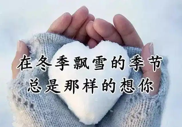 大雪节气问候语简短带祝福图片大雪天冷了关心的早上好祝福语