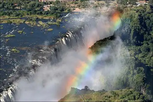 victoria falls, the largest and most beautiful and famous