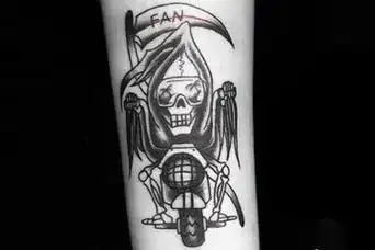 死神纹身的寓意和图案:其实死神纹身并没有那么可怕