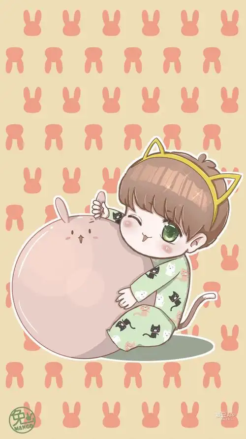 tfboys分享170827饭绘睡衣小源wink表情苏萌放电