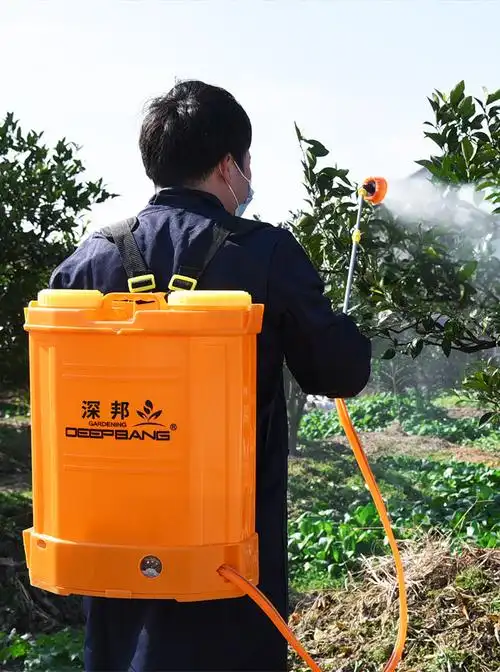 84消毒液电动大喷壶打药机农药喷洒高压背式酒精喷雾器农用养殖场16l