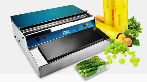 保鲜膜包装机覆膜机切割器超市生鲜水果食品蔬菜封口机打包器商用