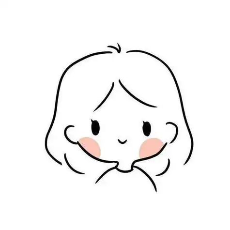 卡通人物可爱的女生头像简笔画qq动漫头像简笔画女生
