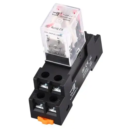 严选品质一佳10a中间继电器8脚yj2n-ly可替换hh62p电磁继电器