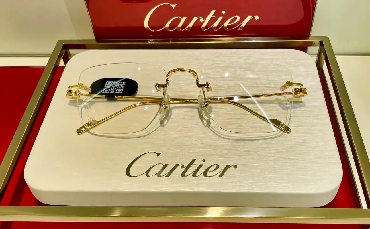 卡地亚cartier 18k贵金属眼镜.【cartier 1 - 抖音