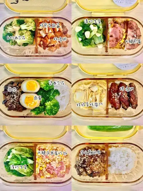 一周便当合集上班族带饭附菜谱75