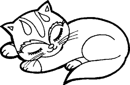 猫的简笔画图片